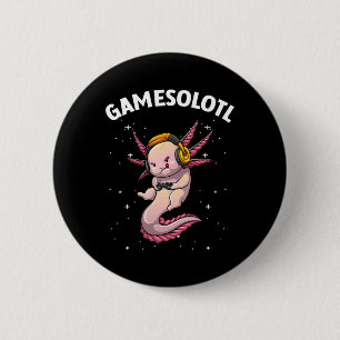 Macaron Rond 5 Cm Joli Jeu Art Pour Hommes Femmes Jeu Vidéo Axol