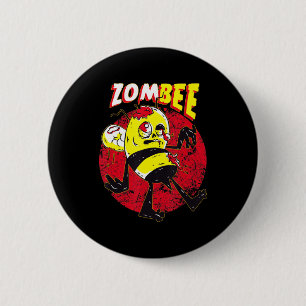 Macaron Rond 5 Cm Joli miel de zombie d'apiculture Zombee apiculteur