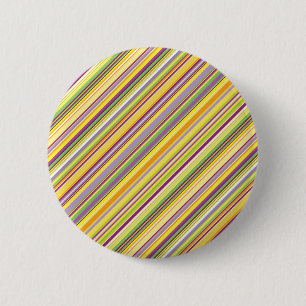 Macaron Rond 5 Cm Joli motif rayures colorées