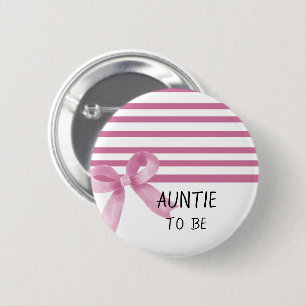 Macaron Rond 5 Cm Jolie Baby Shower Tante-à-venir Arc-en-ciel Rose A