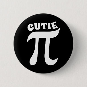 Macaron Rond 5 Cm Jolie tarte drôle Pi jour professeur de mathématiq