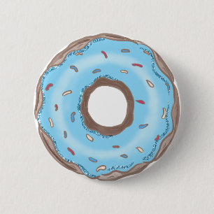 Macaron Rond 5 Cm Jolis boutons de faveur d'anniversaire pour garçon