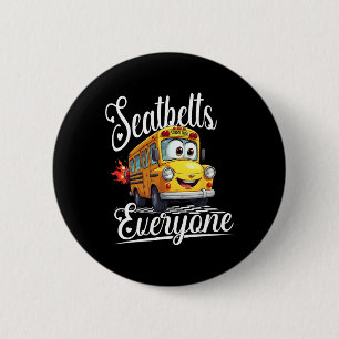 Macaron Rond 5 Cm Jolis ceintures de sécurité de rentrée scolaire à