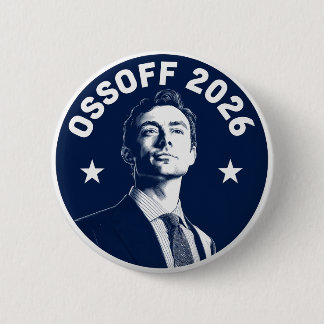 Macaron Rond 5 Cm Jon Ossoff 2026