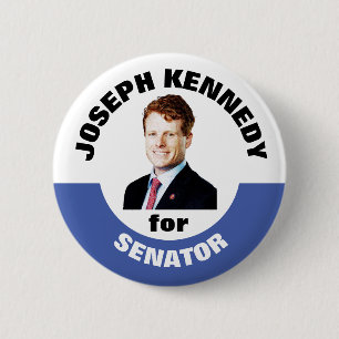 Macaron Rond 5 Cm Joseph Kennedy pour le sénateur