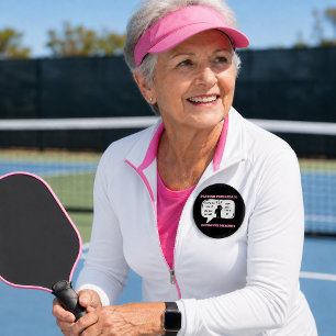 Macaron Rond 5 Cm Jouer au Pickleball Améliore la Mémoire Drôle