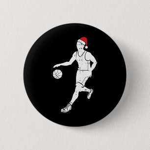Macaron Rond 5 Cm Joueur Bysketbyll Pajama Cool Sport X-ma