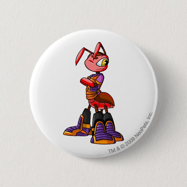 Macaron Rond 5 Cm Joueur de Ruki Kreludor (Devant)