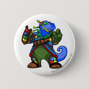 Macaron Rond 5 Cm Joueur d'île de Grarrl Roo