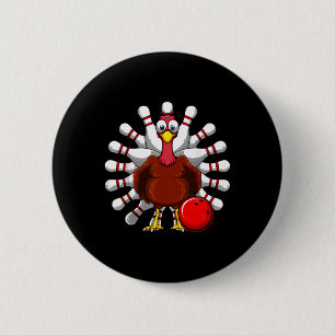 Macaron Rond 5 Cm Joueurs de bowling Turquie Bowlers Automne Vibes T