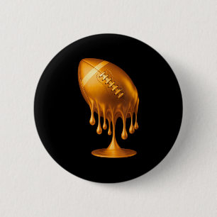 Macaron Rond 5 Cm Jour de jeu des fans de joueurs de football de la 