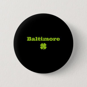 Macaron Rond 5 Cm Jour de la Saint Patrick Shamrock de la fierté irl