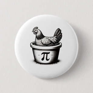 Macaron Rond 5 Cm Jour de la tarte au poulet drôle de jeu de mots ma