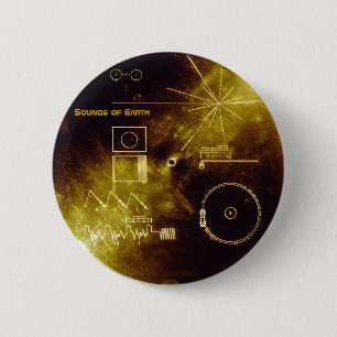 Macaron Rond 5 Cm Jour de la Terre 2012 - Disque d'or Sounds of Eart