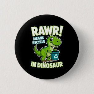 Macaron Rond 5 Cm Jour de la Terre 2026 rawr signifie recycler chez 