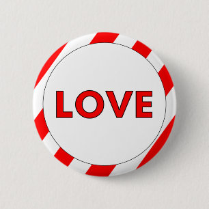 Macaron Rond 5 Cm Jour de l'amour Valentines