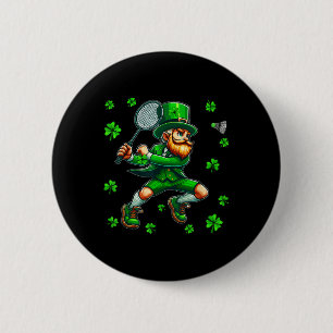 Macaron Rond 5 Cm Jour de St. Patricks Jouer à l'équipe du joueur de