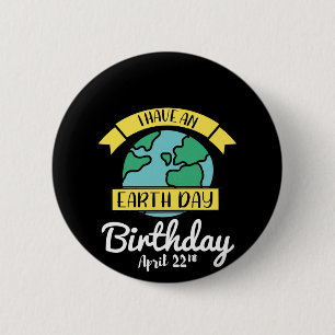 Macaron Rond 5 Cm jour des terres Chemise J'Ai Un Jour des terres An