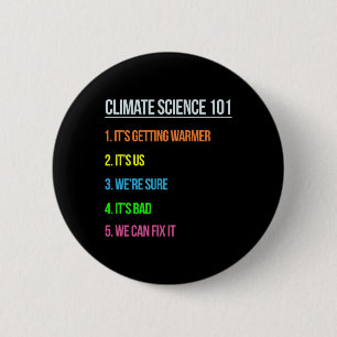 Macaron Rond 5 Cm Jour des terres de la marche scientifique sur le c