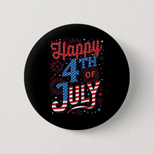 Macaron Rond 5 Cm Jour Joyeux 4 juillet