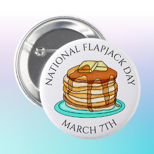 Macaron Rond 5 Cm Jour national de la prise de papier 7 mars