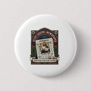 Macaron Rond 5 Cm Journal de l'Évangile de Jésus Journal chrétien F