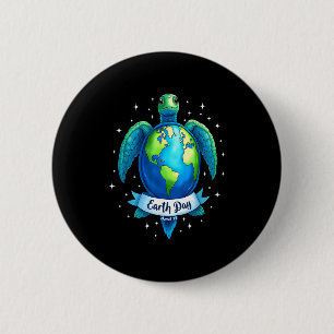 Macaron Rond 5 Cm Journée de la Terre 2025 Restaurer la Terre Mer Jo