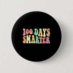 Macaron Rond 5 Cm Jours Smarter Happy 100e Jour De L'École Garçon Su