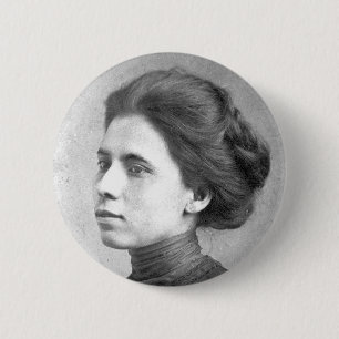 Macaron Rond 5 Cm Jovita Idar Mexican Tejana Suffrage Journaliste