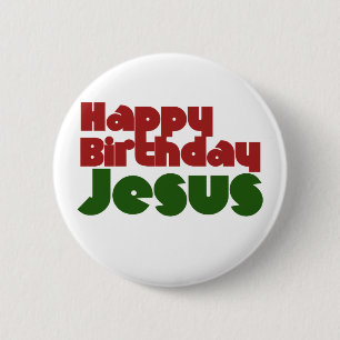 Macaron Rond 5 Cm Joyeux anniversaire Jésus