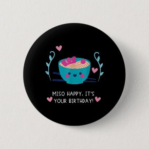 Macaron Rond 5 Cm Joyeux anniversaire Miso Cuisine japonaise Citatio