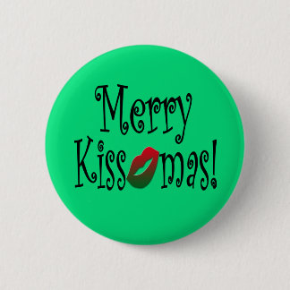 Macaron Rond 5 Cm Joyeux bouton de Kissmas