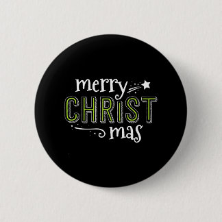 Macaron Rond 5 Cm Joyeux Christ Mas Christian Jesus Noël Sud