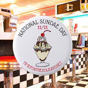 Macaron Rond 5 Cm Joyeux dimanche national 11 novembre