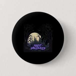 Macaron Rond 5 Cm Joyeux Halloween