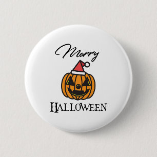 Macaron Rond 5 Cm Joyeux Halloween, Noël Halloween, Humour Hallow