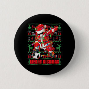 Macaron Rond 5 Cm Joyeux Kickmas Noël Football Byll Sweat Jeune Sale