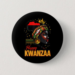 Macaron Rond 5 Cm Joyeux Kwanzaa Sept Principes De Kwanzaa Women Me