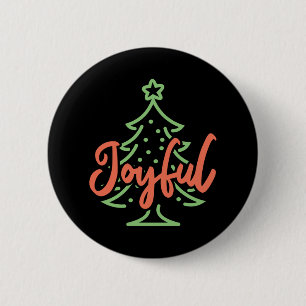 Macaron Rond 5 Cm Joyeux Mignonne Noël Saison de Noël Cadeau