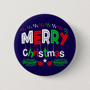 Macaron Rond 5 Cm Joyeux Noël-85923