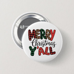 Macaron Rond 5 Cm Joyeux Noël à vous, jolie famille, tenue de Noël a