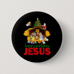 Macaron Rond 5 Cm Joyeux Noël Christian Joyeux Anniversaire Jesus Ch