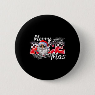Macaron Rond 5 Cm Joyeux Noël Course Voiture de Noël Noël Course San
