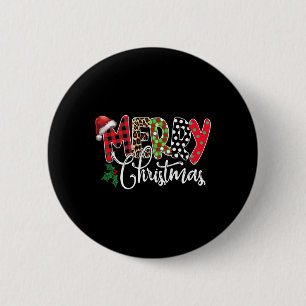 Macaron Rond 5 Cm Joyeux Noël Famille Correspondances tenues Xmas Ho