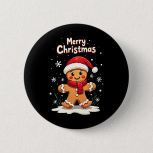 Macaron Rond 5 Cm Joyeux Noël Gingerbread Cookie Baking Girls Fu