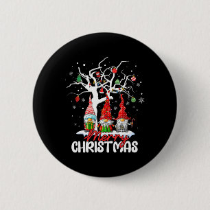 Macaron Rond 5 Cm Joyeux Noël Gnomes Noël Famille Hommes Femmes Enfa