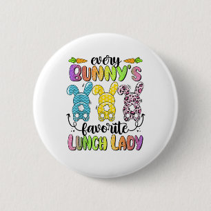 Macaron Rond 5 Cm Joyeux Pâques Chaque Lapin Est Favori Déjeuner Lad