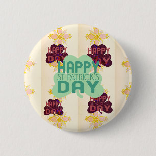 Macaron Rond 5 Cm Joyeux Saint Patrick's Day Lovely Art Print