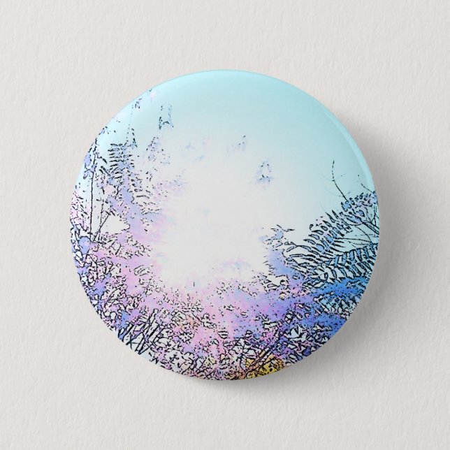 Macaron Rond 5 Cm Joyeux soleil belle (Devant)