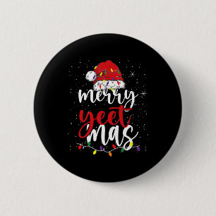 Macaron Rond 5 Cm Joyeux Yeet Noël Drôle Joyeux Yeet Noël Slang de N